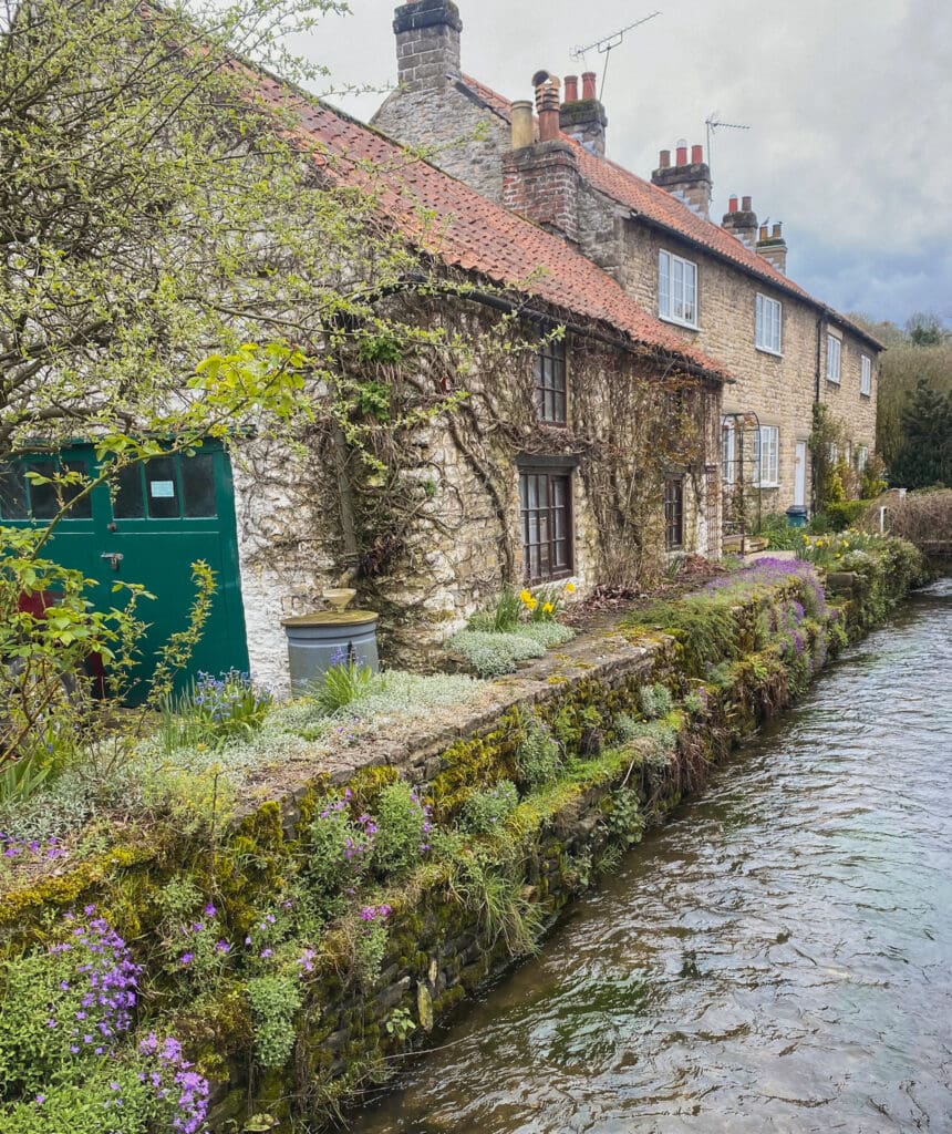 English Village with a stream and cottage, occupational therapy in the UK