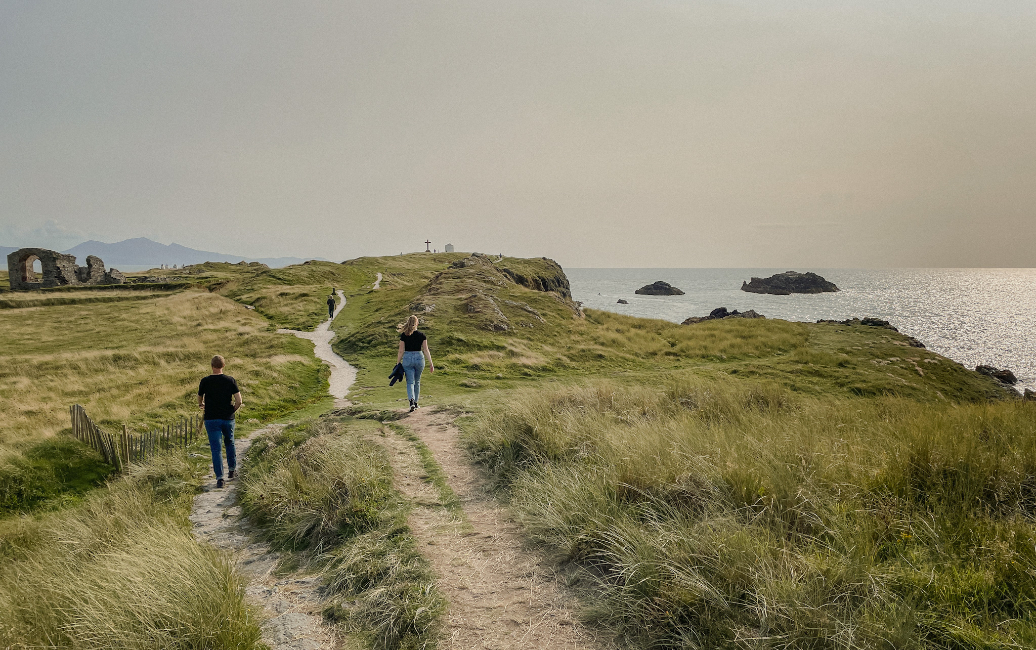 A walk in nature on the English coast